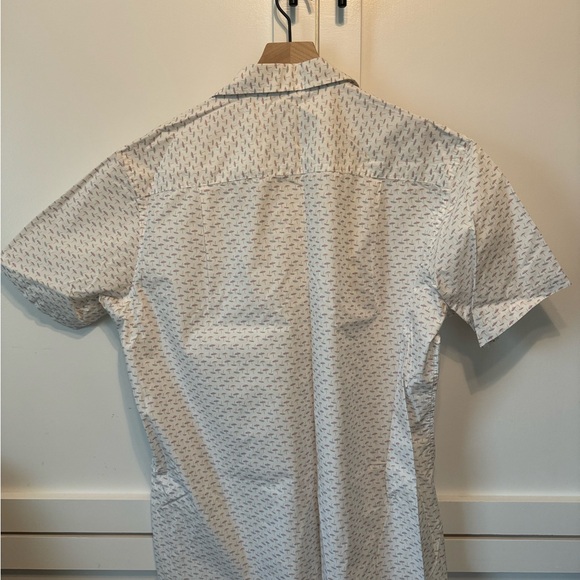 David Donahue Short Sleeve Shirt Umbrella Size XL - Picture 2 of 5